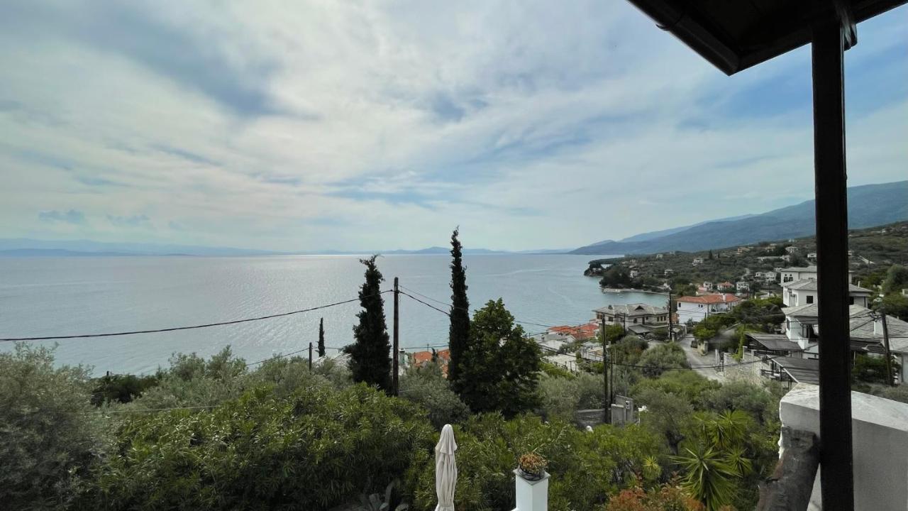 Iris Sea View Villa Áfissos Exterior foto