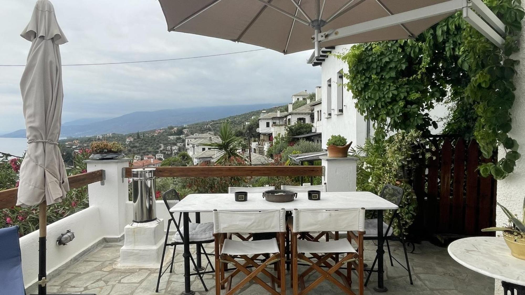 Iris Sea View Villa Áfissos Exterior foto